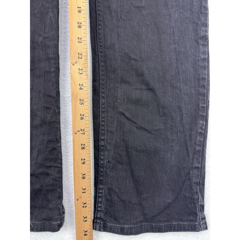 Levis 559 Jeans Men 38X34 Black Relaxed Straight Whisker Distress Denim